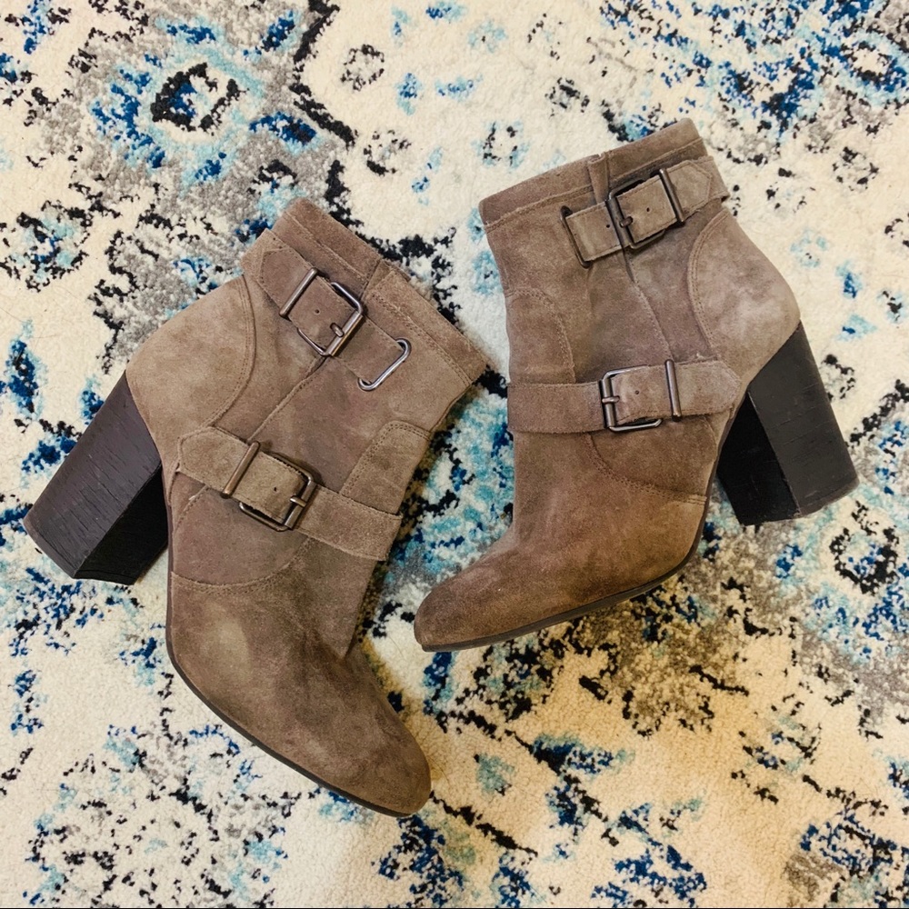 Vince Camuto Suede Heeled Booties